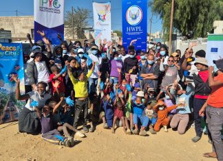 Youth Mark Africa Day and HWPL Founding Day Through “Peace My Namibia” Community Campaign