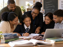 Community supporting a learner preparing for the Western Cape matric exams 2026